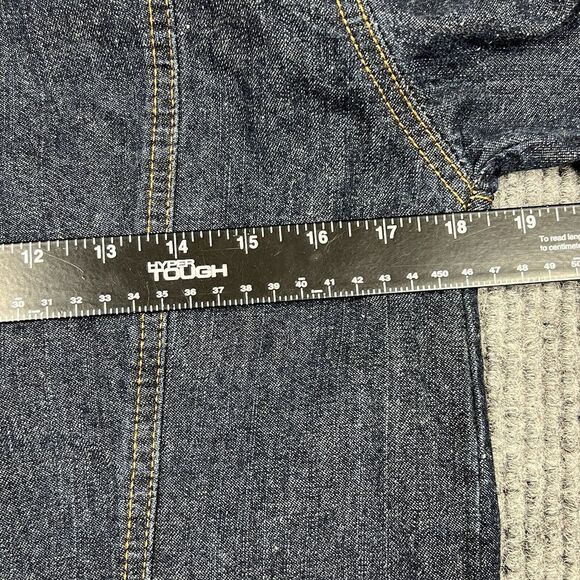 Old Navy Blue Jean Denim Jacket Womens‎ Medium Cotton Coat Dark Wash Casual - Picture 8 of 9